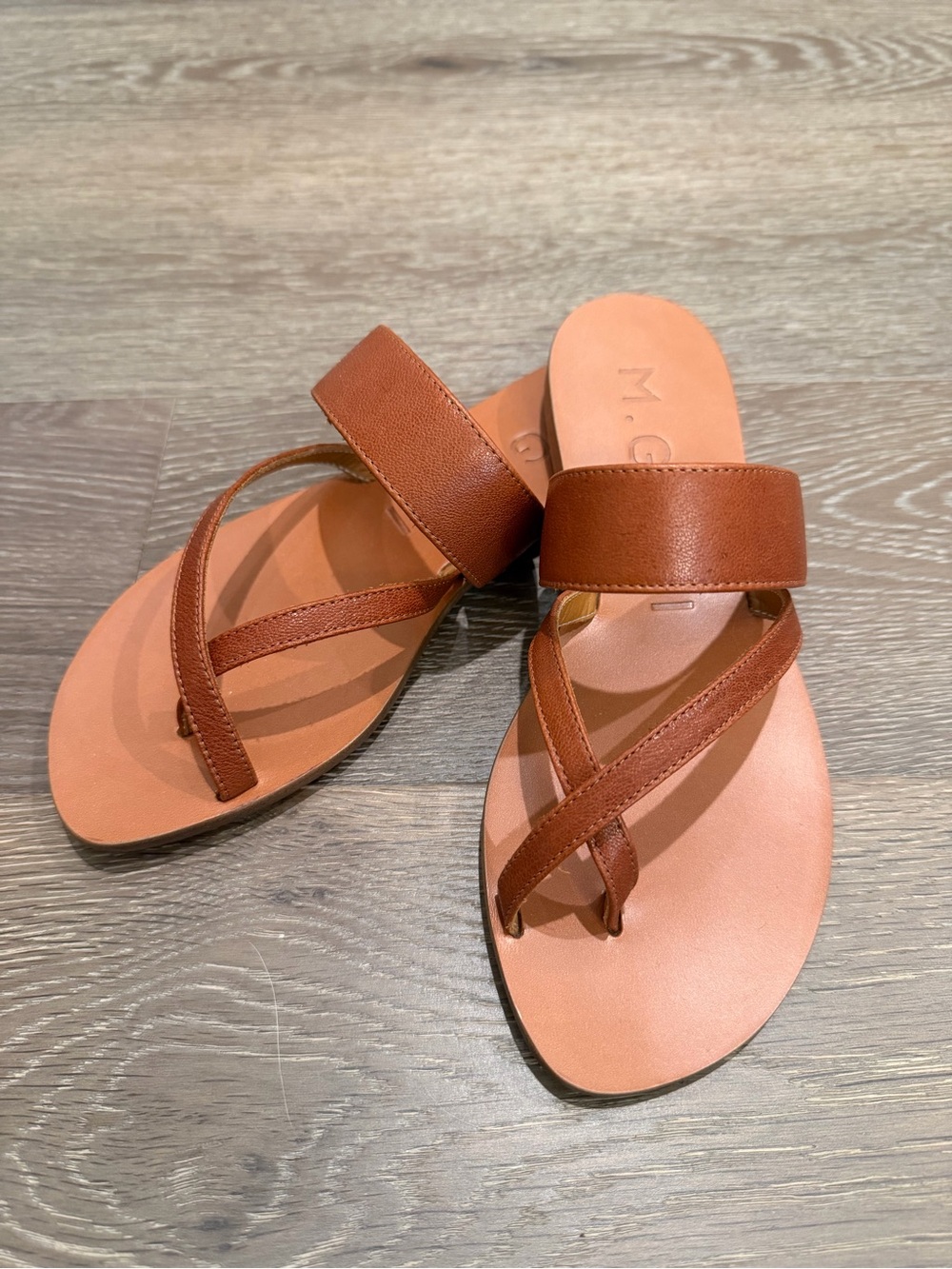 M.Gemi The Medio Saddle Leather Sandals EU 35